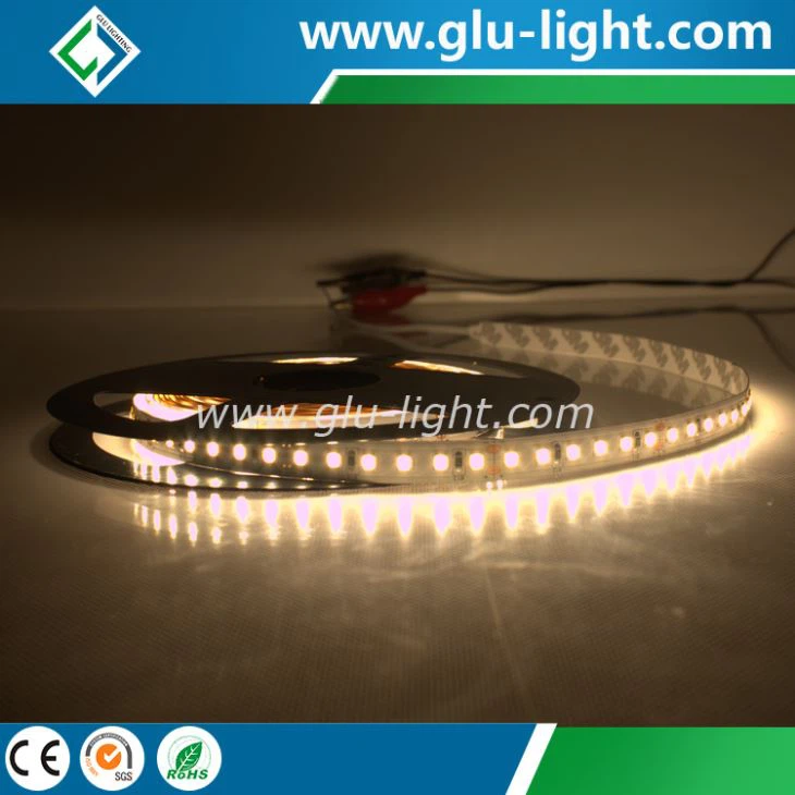 Flexibe 2835 LED Strip 24Vdc outdoor decoration warm white 3000K 