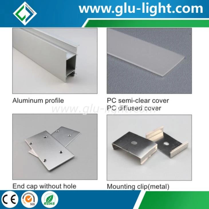 Up and down LED Extrusion led LED channel bar Light